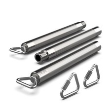 Heavy Duty Steel Resistance Band Bar - Portable Resistance Bar for ... Fast Ship