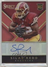 2014 Panini Select Rookie Auto Red Prizm /50 Silas Redd #RA-SR Auto 1k5