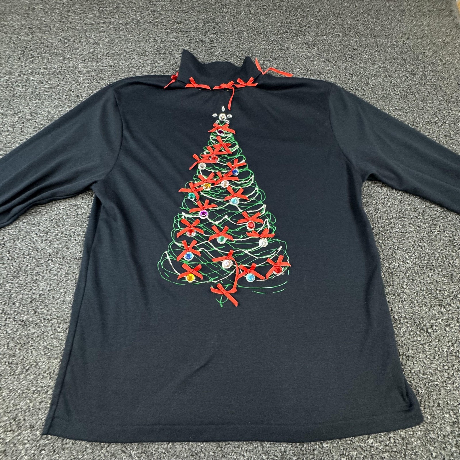 Vtg EXTRA Elements Sweater Pullover Womens 18W Bl… - image 1