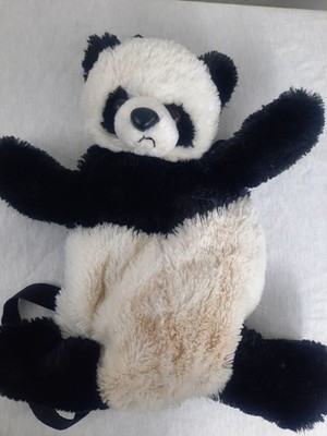 Aurora Plush Panda Bear Backpack 16 INCH Children's Stuffed Animal Purse Bag Toy