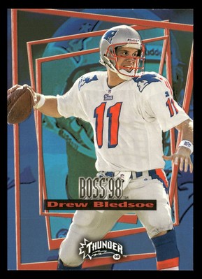 1998 SkyBox Thunder #2B Drew Bledsoe Boss