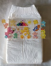 Mega adult disposable ABDL diaper-Care Bears READ DESCRIPTION FULLY