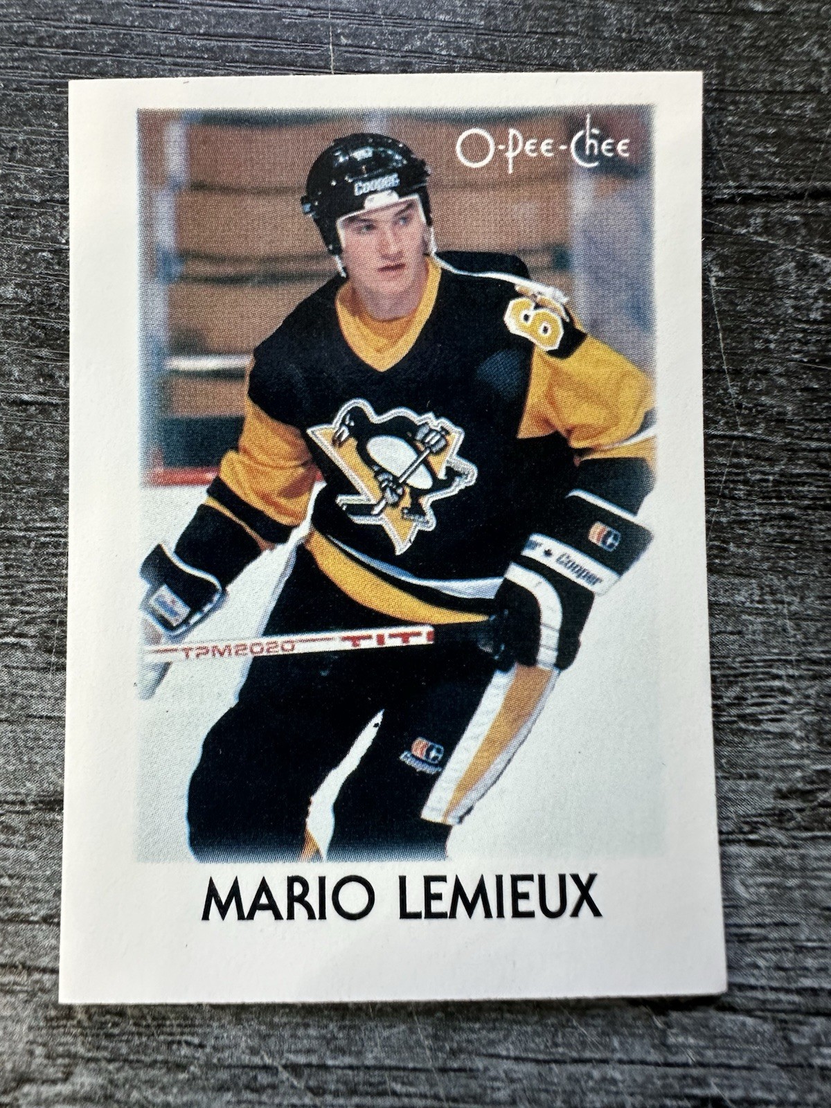 1987 O-PEE-CHEE MINI #23 MARIO LEMIEUX PITTSBURGH PENGUINS HALL OF FAME