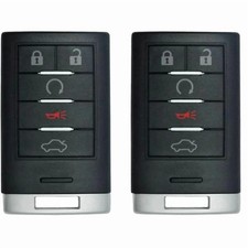 Replcament Smart Key Fob for 2014 Cadillac CTS FCC M3N5WY7777A 2AOKM-GV8 2pc
