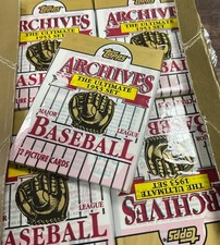 1991 TOPPS 1953 Reprint Baseball ARCHIVES Factory Sealed SINGLE 1 PACK New Cards