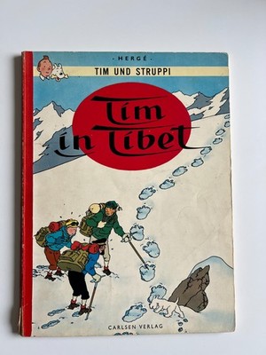 Hergé   Tim und Struppi: Tim in Tibet (Carlsen Verlag, 1. deutsche Auflage 1962)