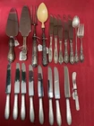 Sterling Silver Handles Flatware, Spoon & Fork Solid (Lot of 20)