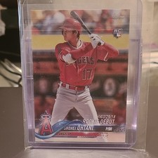 Topps 2018 Update Series Shohei Ohtani Rookie Debut US285 Angels Baseball Card