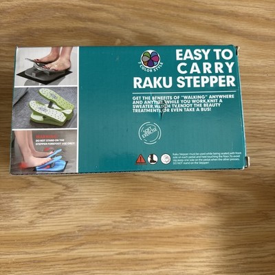 Easy To Carry Raku Stepper Exercise Fitness Workout Machine Grey Open Box NEW