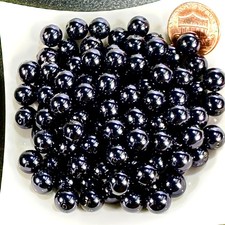 Czech Round Glass Imitation Pearls Dark Blue in Preciosa envelope 8mm 150pcs