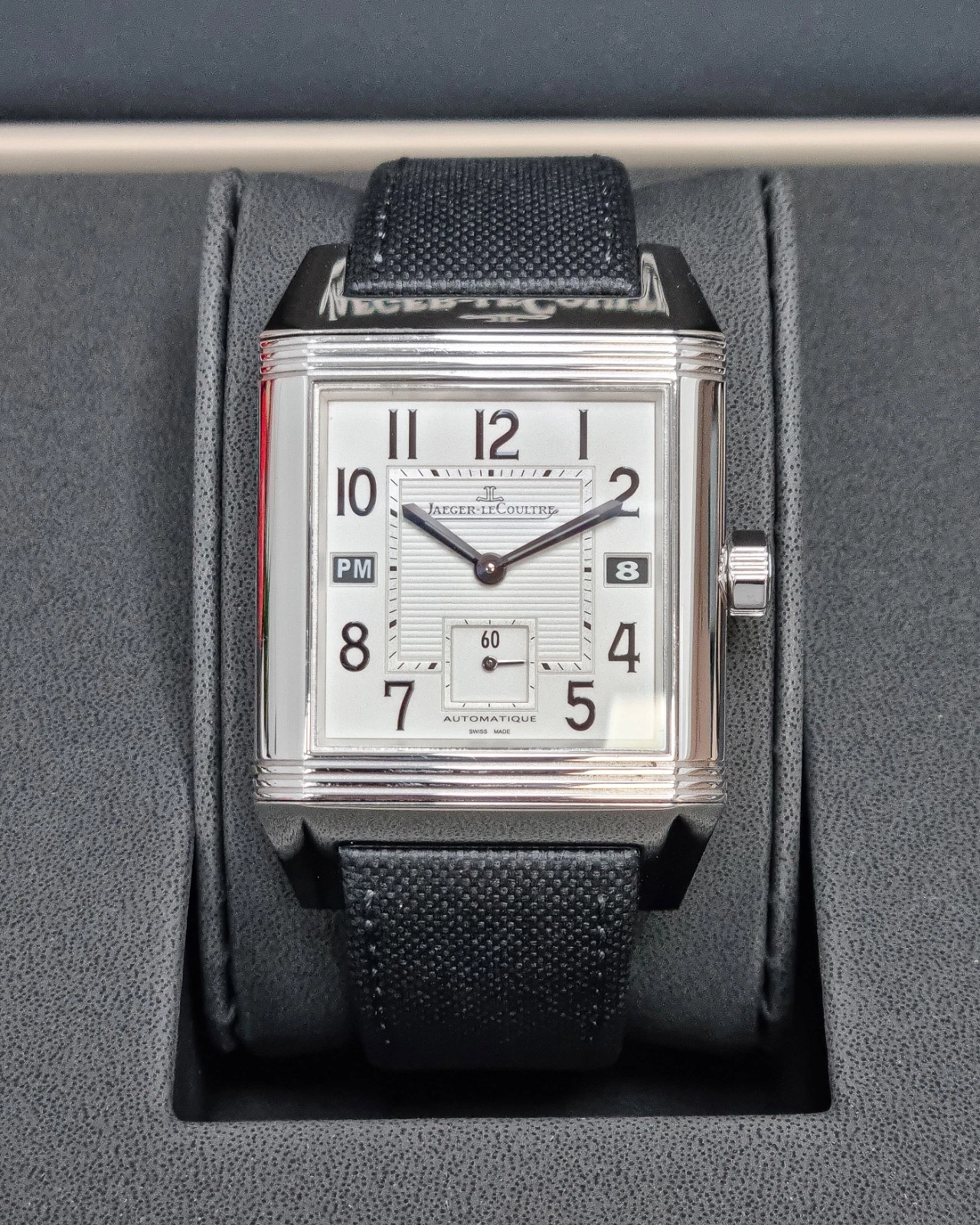 Jaeger LeCoultre — Jaeger-LeCoultre Reverso Squadra Hometime 2013 with Box & Papers Ref. 230.8.77
