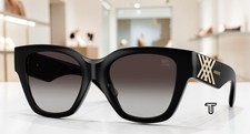 BURBERRY BE4489U 300187 Black Grey Gradient 53 mm Women's Sunglasses