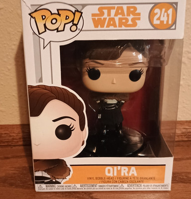 Funko Pop! Vinyl Star Wars Qi'ra Bobblehead Figure #241 Sci-Fi Standard Size