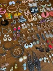 Pierced Earrings Lot 92 Pairs Vintage To Modern All Wearable Costume Jewelry
