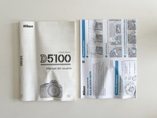 Nikon D5100 DSLR Camera Genuine Instruction Manual / User Guide In Spanish