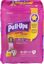 Huggies 17Ct Pull-ups Training Pants for Girls Size 4T - 5T 