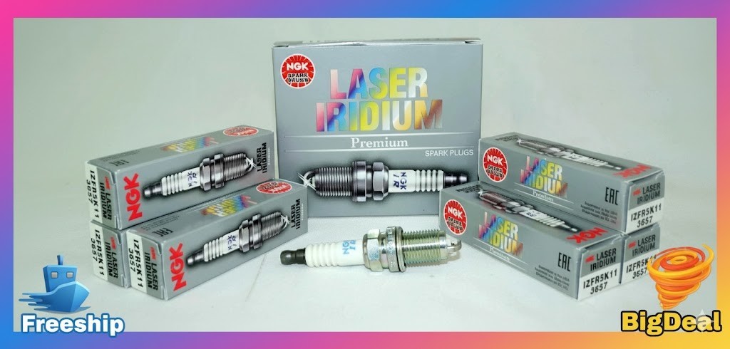 Set of 6 Genuine NGK 6858 Laser Iridium Spark Plugs DFH6B11A