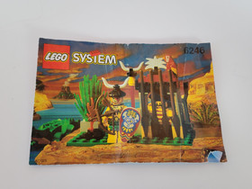 1994 Lego Set #6246-1 Instruction Book Only - Crocodile Cage