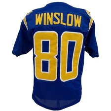 Kellen Winslow Jersey Royal Blue San Diego | M-5XL Unsigned Custom Sewn Stitched