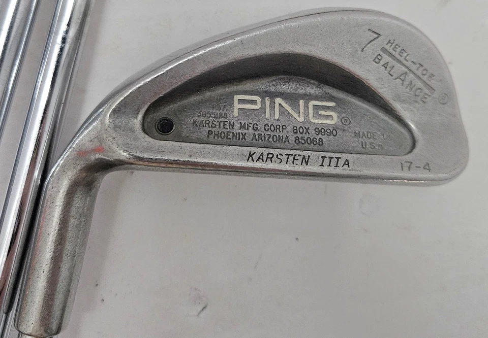 PING Karsten I Black Dot Heel-Toe Balance LH ZZ Lite 4,5,7,9 Irons - Image 3 of 4