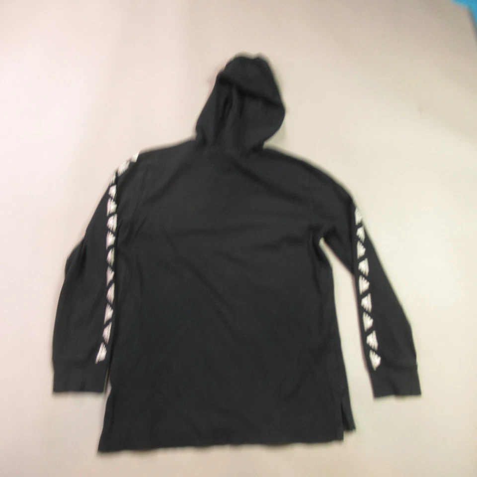 Adidas Sudadera con Capucha Niños 10-12 Manga Larga Informal Con Capucha Ligera Exterior Negra Foto 4 de 4