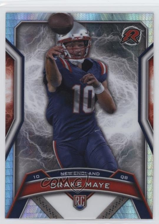 2024 Topps Resurgence Rookies Prism Refractor Drake Maye #164 13c1