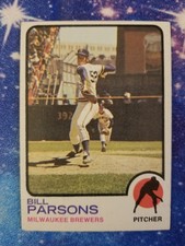 1973 Topps - Bill Parsons - #231 - Brewers - Pitcher