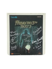 Friday The 13th Part 3D Rare Cast Signed VideoDisc Selectavision Horror Movie