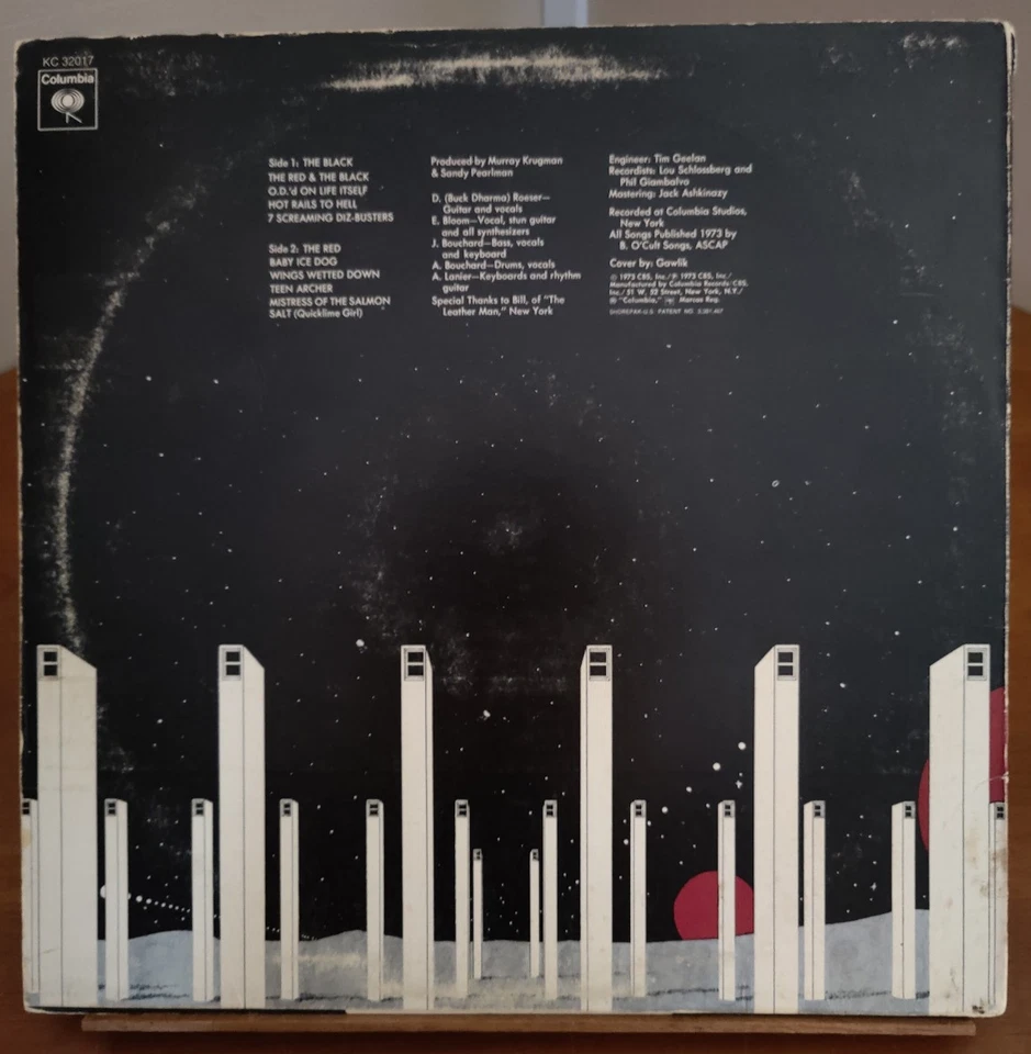 Blue Oyster Cult - Tyranny And Mutilation - 1973 KC 32017 Red/Black - 1st press! - Image 2 of 4