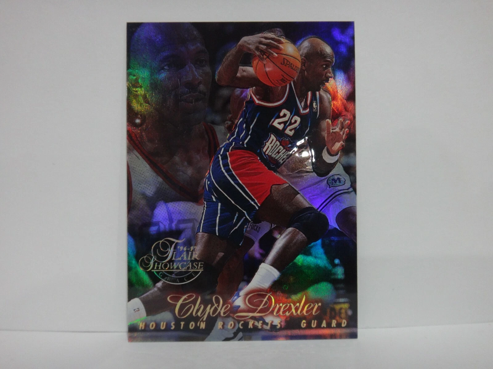 Clyde Drexler 1996-97 Flair Showcase Grace Section 1 Row 1 Seat 22