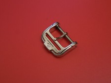 GENUINE BAUME MERCIER 14MM / 18MM SILVER TONE STRAP BAND BRACELET BUCKLE
