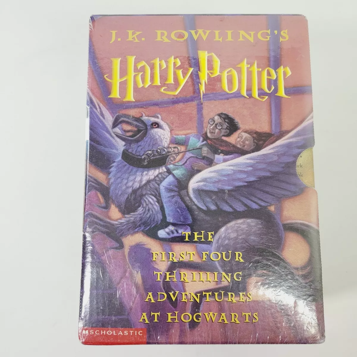 Boxed Set Harry Potter Paperback (Books 1-4) Scholastic copyright