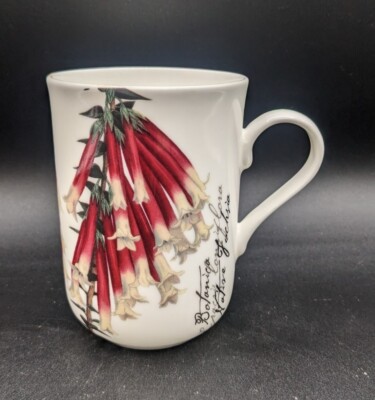 Maxwell & Williams Botanic Mug Fuchsia  Australia 2005 300ML