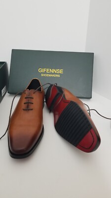 GIFENNSE - Oxford leather shoes - size 10 Gifennse Hand-Made Oxford Leather Dress Shoes, Men main image 2