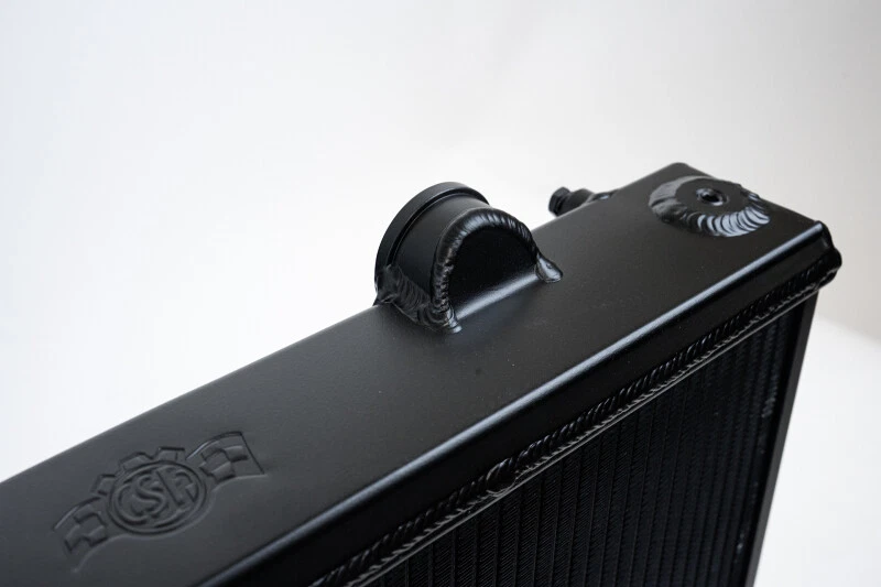 CSF para Honda Civic 92-00 con radiador K-swap V3 - acabado negro Foto 3 de 4