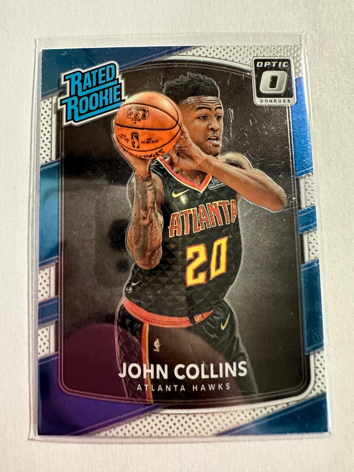K80,569 - 2017-18 Donruss Optic #182 John Collins RR RC