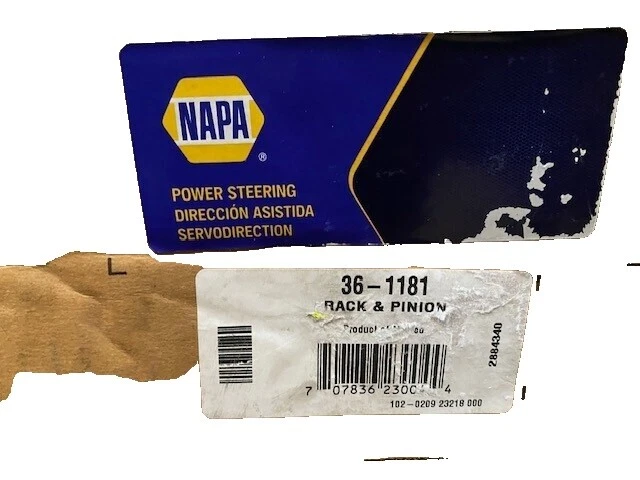 Cajas de Cambios NAPA para automóviles y camiones, Rack & pinions