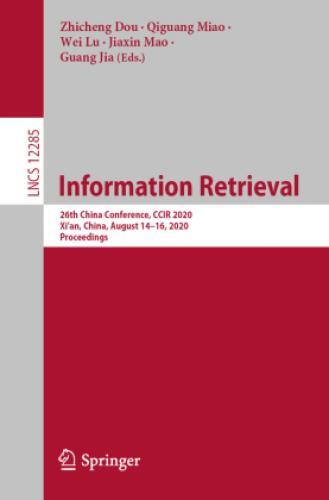 Thumbnail - Information Retrieval 26th China Conference, Ccir 2020, Xi'an, China,