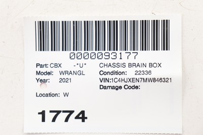 KEYLESS HUB RECEIVER CONTROL MODULE OEM 56029924AA JEEP WRANGLER  