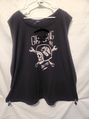 Girl Gang ''Rock Style'' Tank Top No Tag Women's Size 4 Plus ??