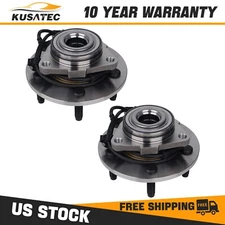 Pair Front Wheel Hub Bearings Assembly For 2002-2005 Dodge Ram 1500 5 Lugs w/ABS
