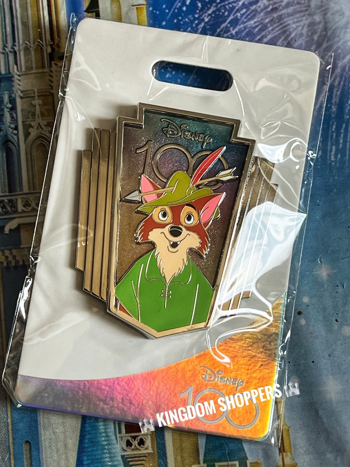 Disney Destination D100 100 Mickey’s Of Glendale MOG WDI LE 300 Pin Robin Hood