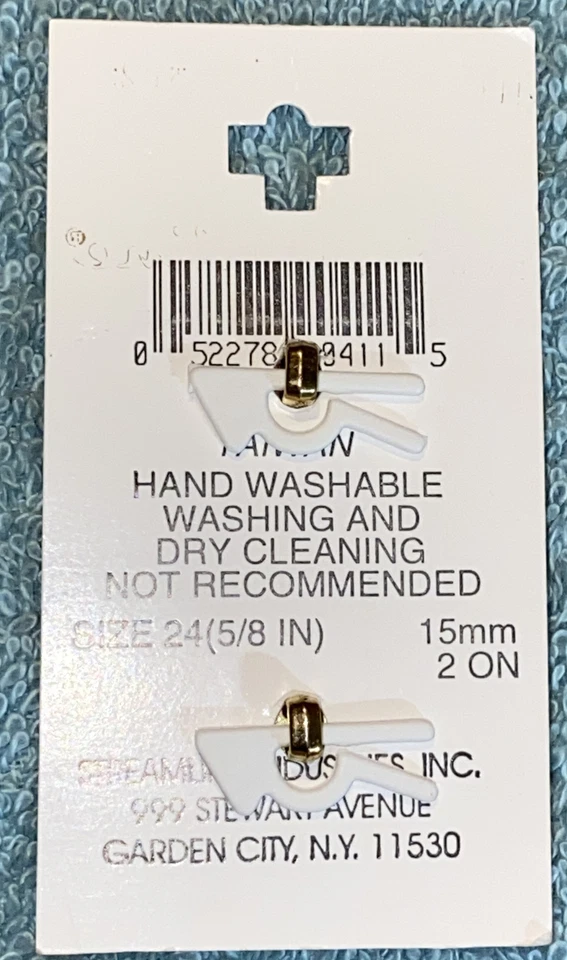 Streamline Buttons Sz 24 5/8” Red & Gold K411 NOS - Image 3 of 3