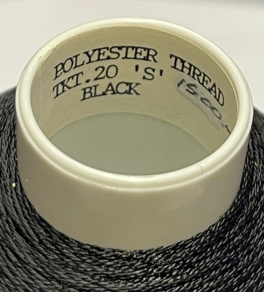 Fort Polyester Couture Fil 20'S 1500MTRS, Col Noir - Photo 2/2