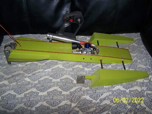 Vintage Race Boat-Outrigger-NEW OS MAX 