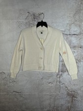 Women  s Button- Up Cardigan- Universal Thread Cream XS