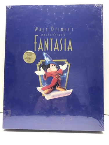 Walt Disney’s Masterpiece Fantasia VHS Deluxe Collectors Edition Sealed