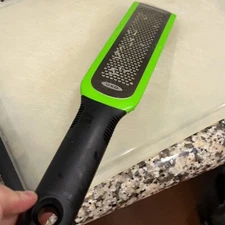 Etched Zester and Grater Green Easy to hold