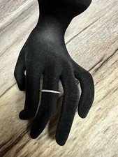 Platinum 1/2 ct Natural Diamond Eternity Wedding Band Size 6.25