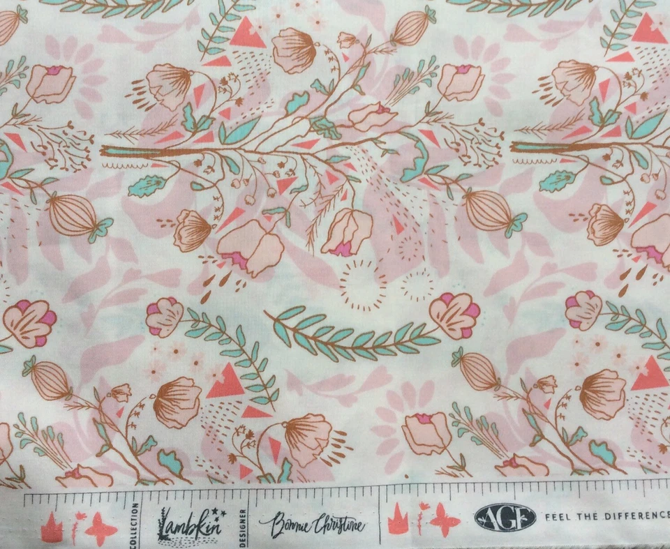 Tela de acolchado LAMBKIN telas de galería de arte 100 % algodón premium Foto 2 de 3